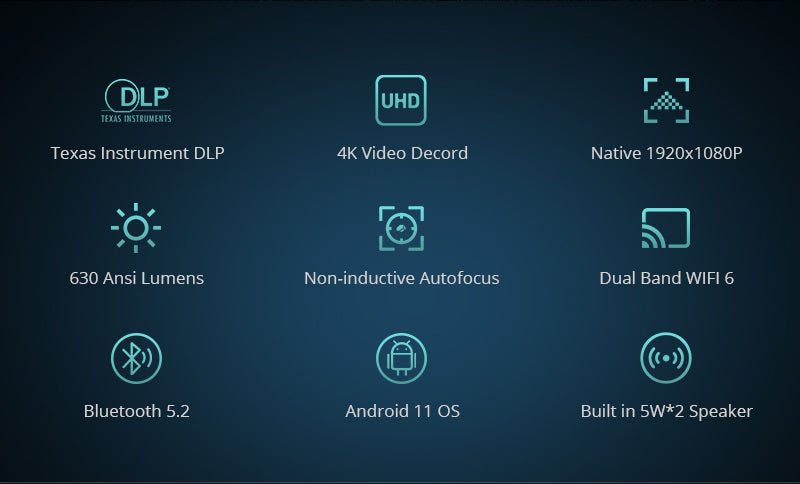 D068 Ultra Short Throw 3 Laser Projector