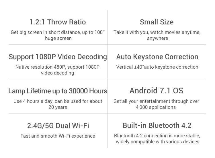 D048A Portable Projector