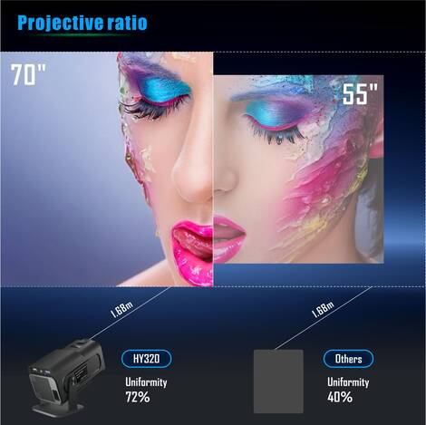 HY320 LCD Portable Projector