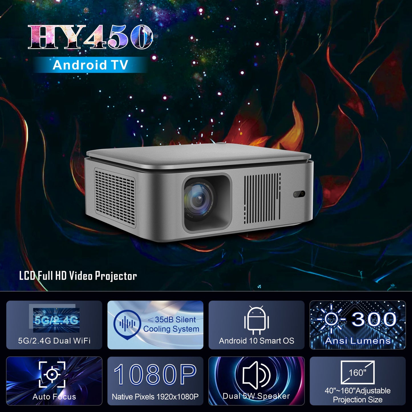 HY450 LCD portable projector