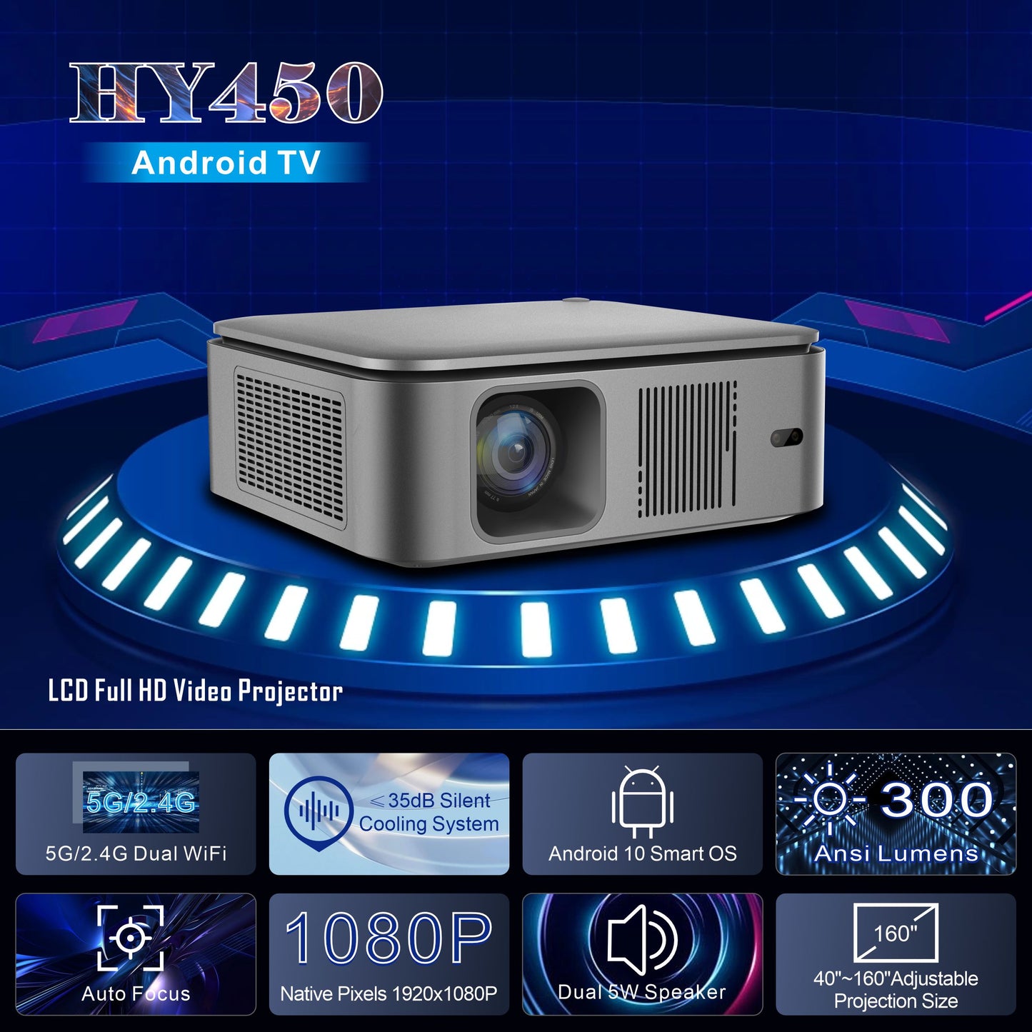 HY450 LCD portable projector