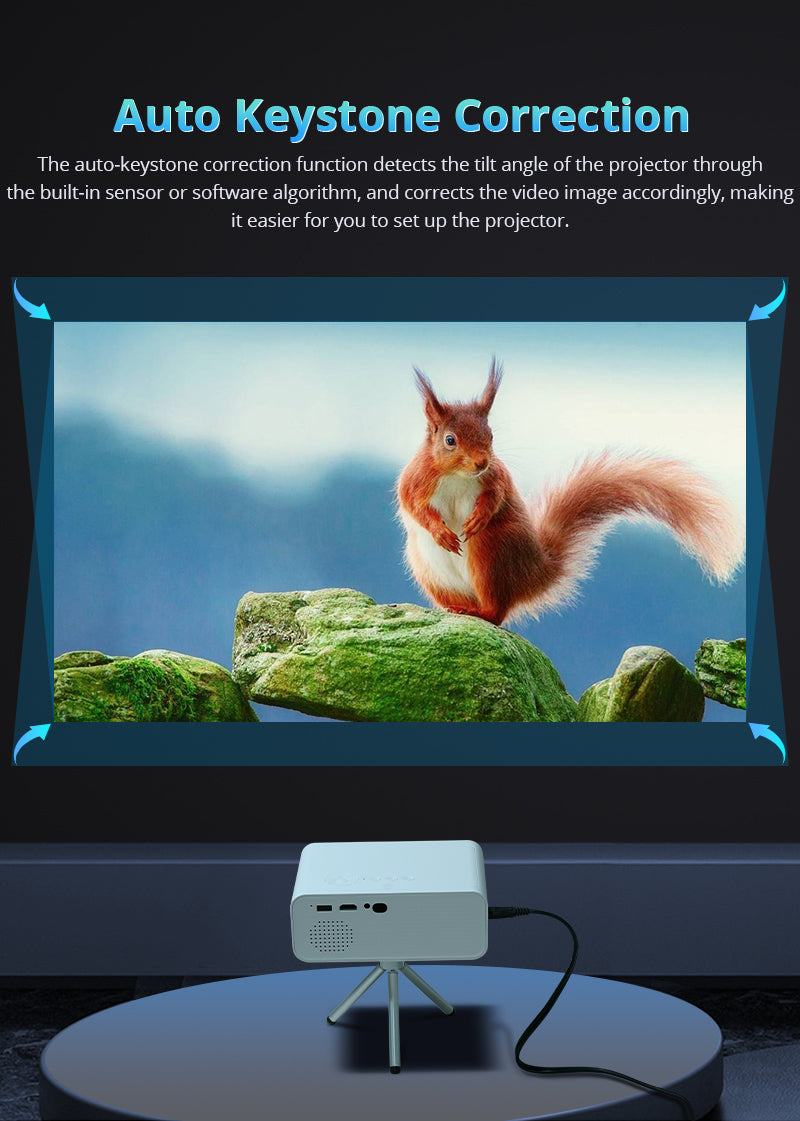 L012AH Wifi Screen Mirror Portable Projector